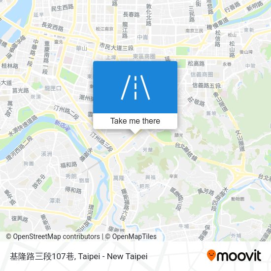 基隆路三段107巷地圖