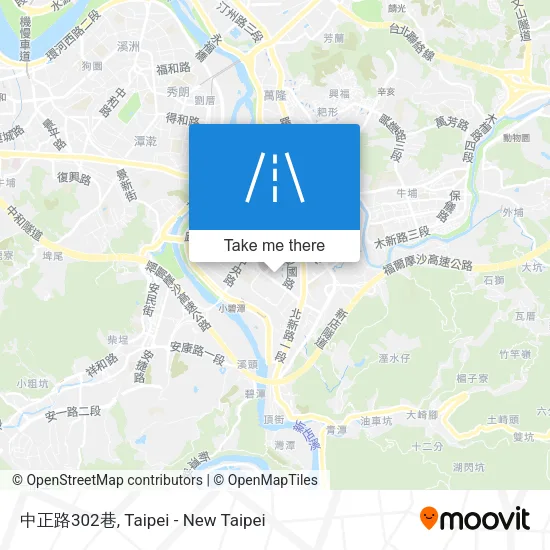 中正路302巷地圖