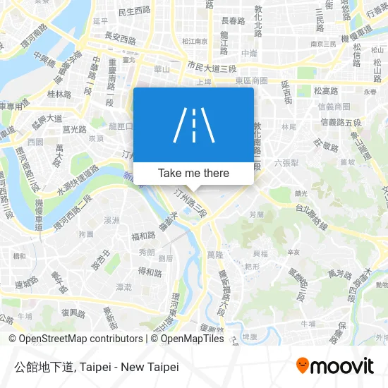 公館地下道 map