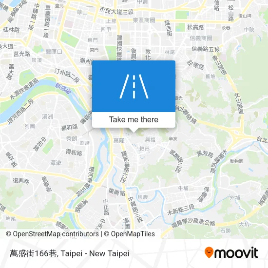 萬盛街166巷地圖