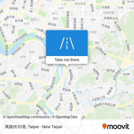 萬隆街52巷地圖