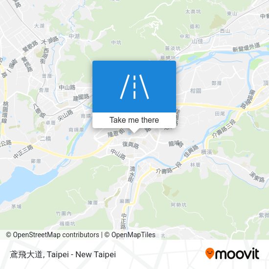 鳶飛大道 map