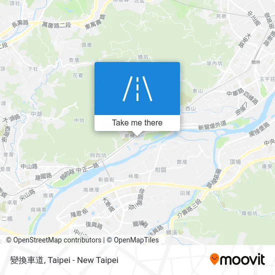變換車道 map