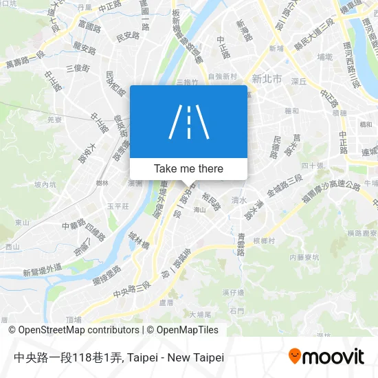 中央路一段118巷1弄 map