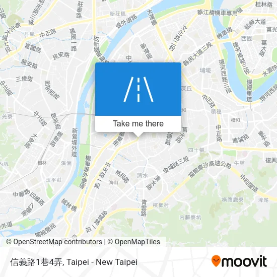 信義路1巷4弄地圖