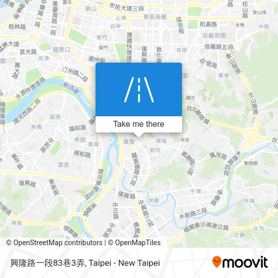 興隆路一段83巷3弄地圖