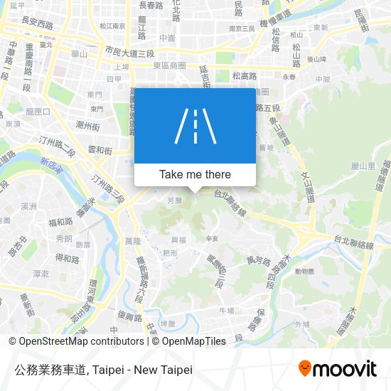 公務業務車道地圖
