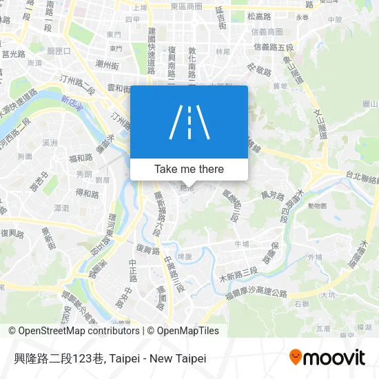 興隆路二段123巷地圖