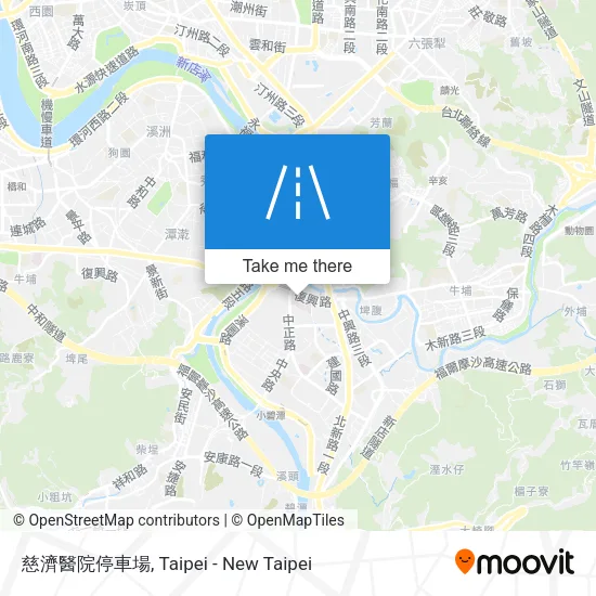 慈濟醫院停車場 map