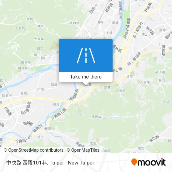 中央路四段101巷地圖