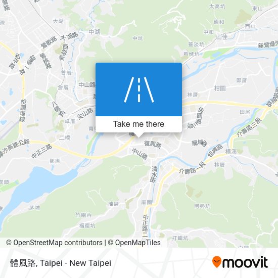 體風路 map
