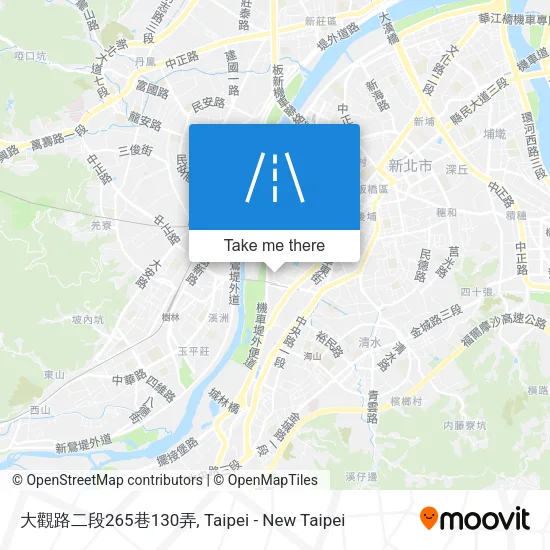 大觀路二段265巷130弄地圖