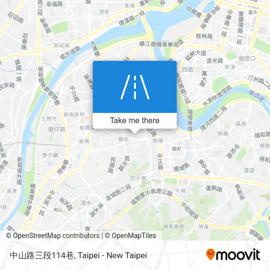 中山路三段114巷地圖
