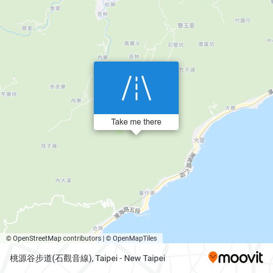 桃源谷步道(石觀音線) map