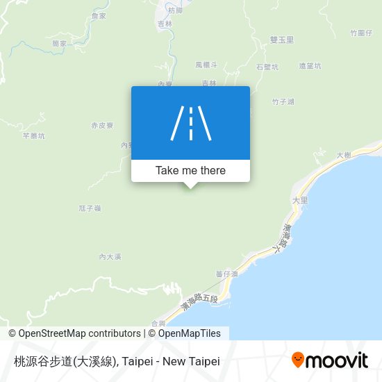 桃源谷步道(大溪線) map