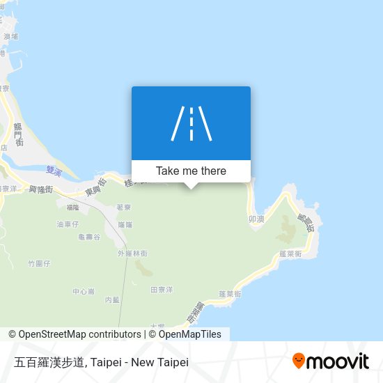 五百羅漢步道 map