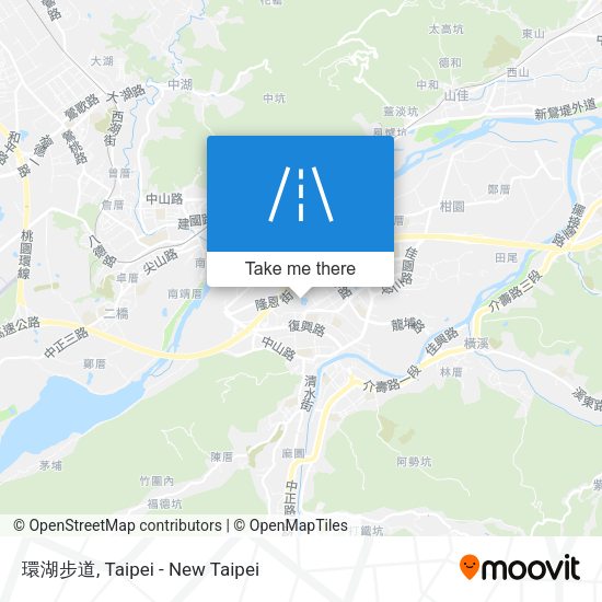 環湖步道 map