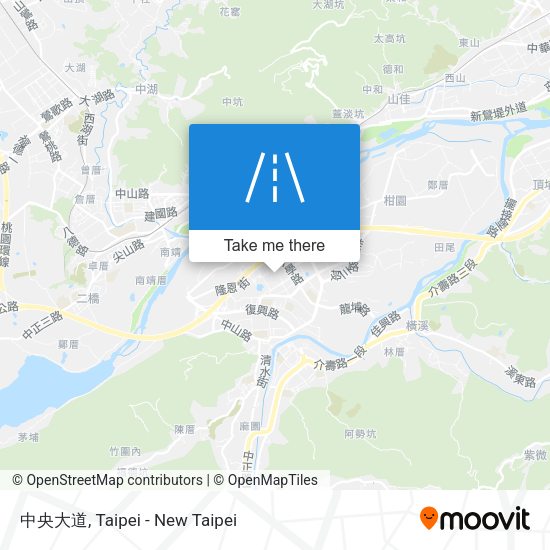 中央大道地圖