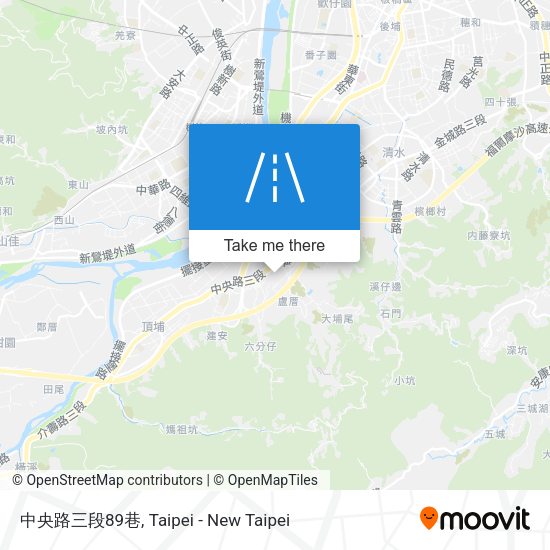 中央路三段89巷地圖