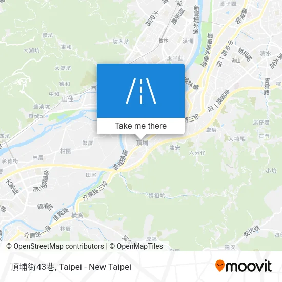 頂埔街43巷地圖