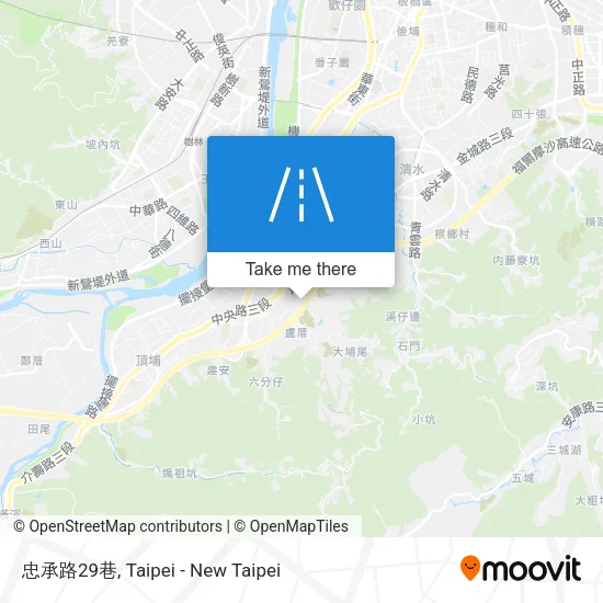 忠承路29巷地圖