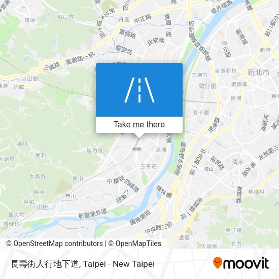 長壽街人行地下道 map