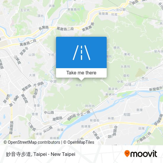 妙音寺步道地圖