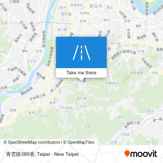 青雲路380巷地圖