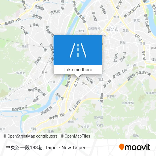 中央路一段188巷地圖