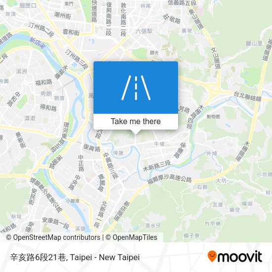 辛亥路6段21巷 map