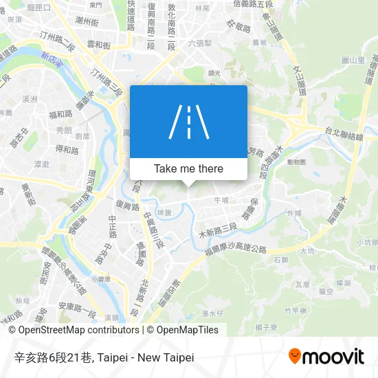 辛亥路6段21巷 map