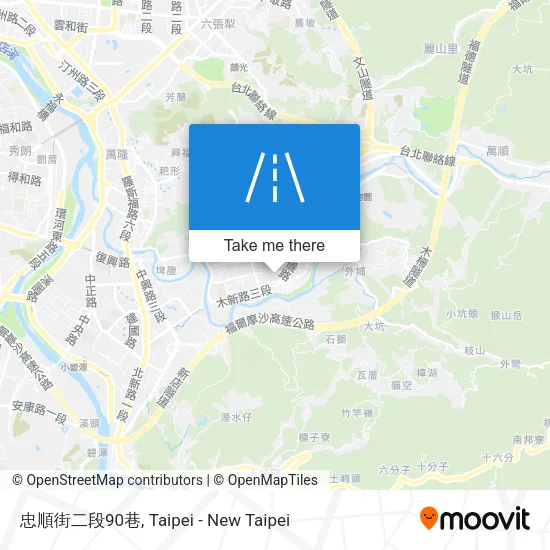 忠順街二段90巷地圖