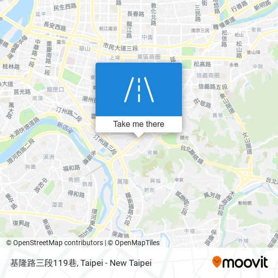 基隆路三段119巷地圖