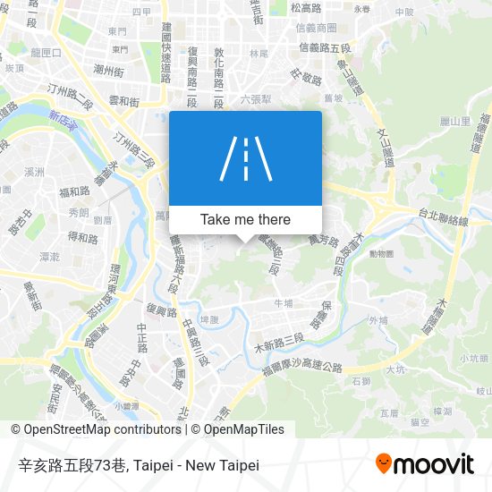 辛亥路五段73巷 map
