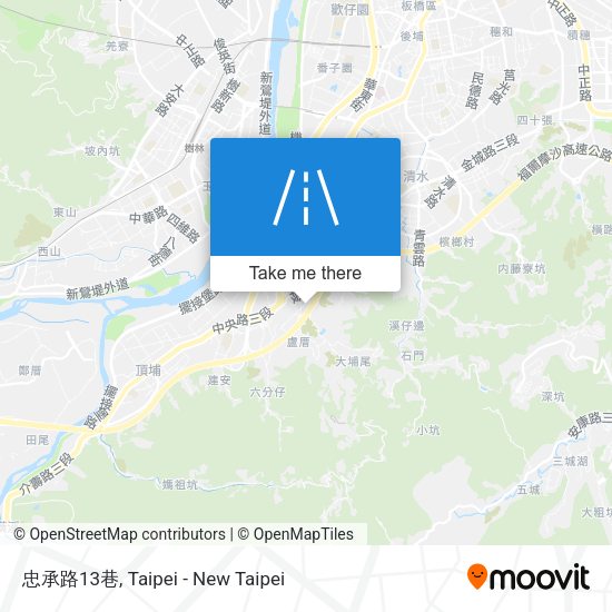 忠承路13巷地圖