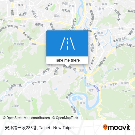 安康路一段283巷地圖