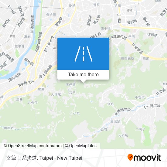 文筆山系步道 map