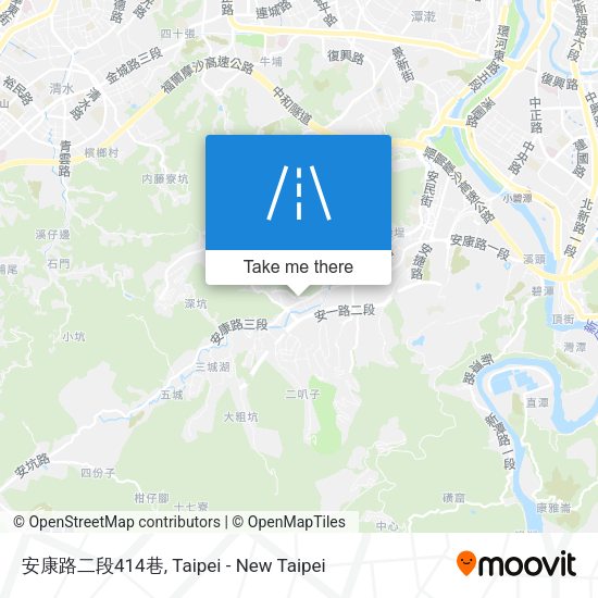 安康路二段414巷地圖