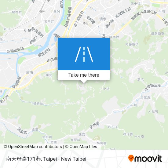 南天母路171巷地圖