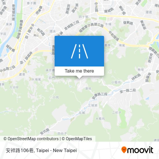 安祥路106巷地圖