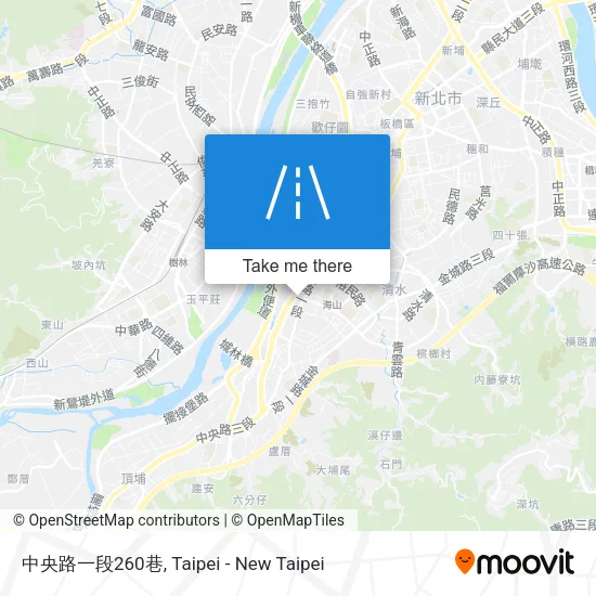 中央路一段260巷 map