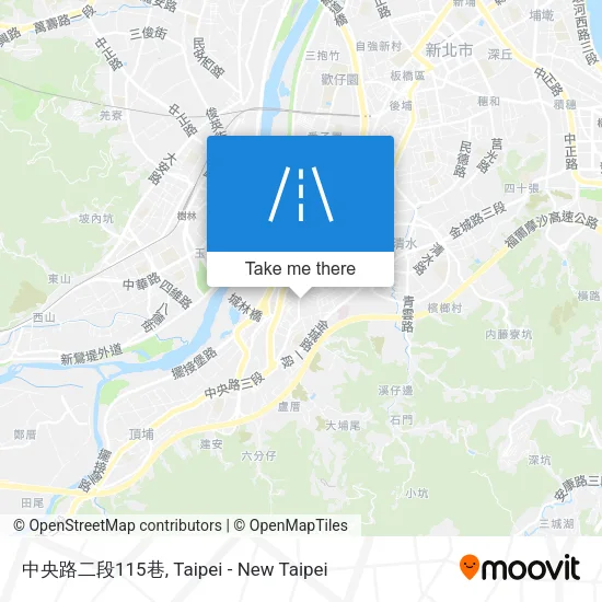 中央路二段115巷 map