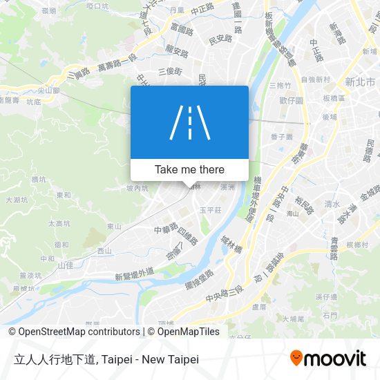 立人人行地下道 map