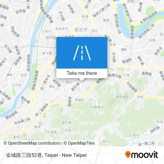 金城路三段52巷地圖