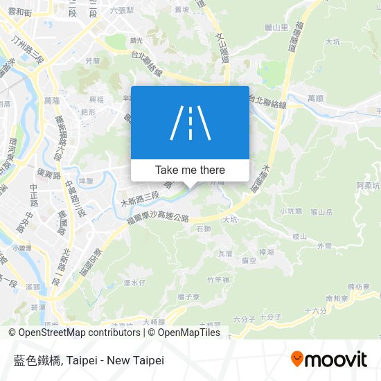 藍色鐵橋地圖
