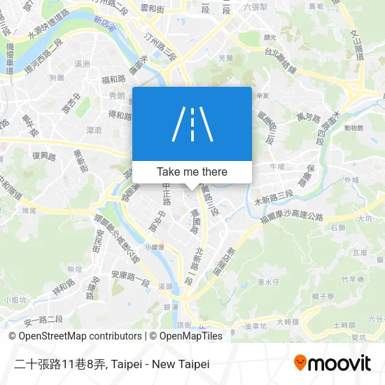 二十張路11巷8弄地圖