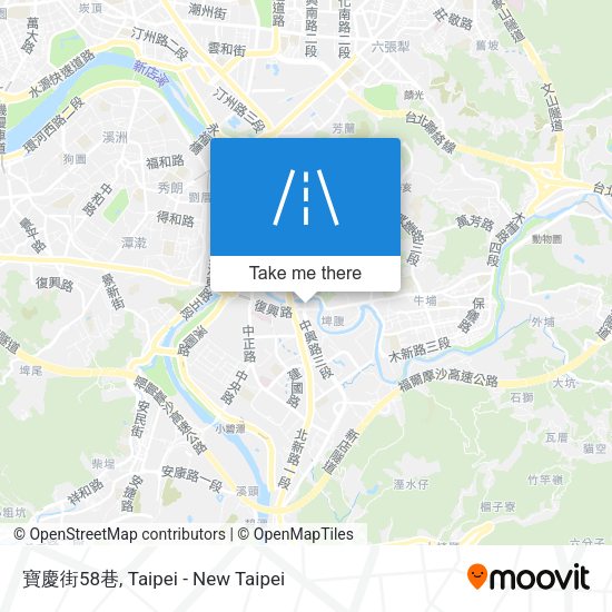 寶慶街58巷 map