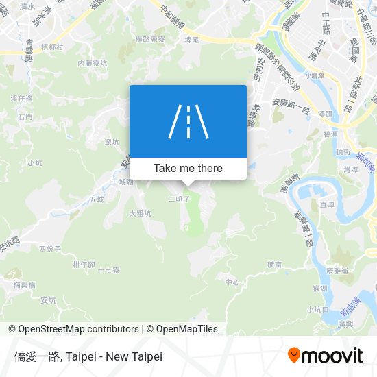 僑愛一路地圖