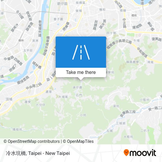 冷水坑橋 map