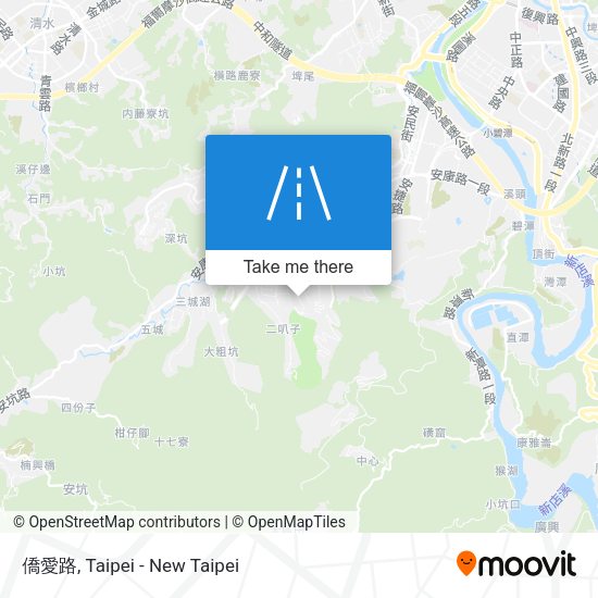僑愛路地圖